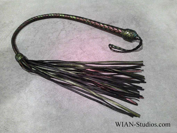 Galley Whip, Dragon Scale Black, Green and Purple