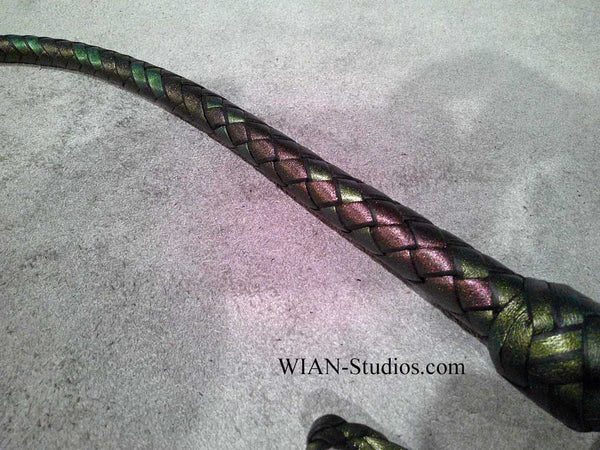 Galley Whip, Dragon Scale Black, Green and Purple