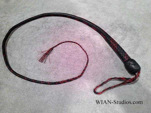 Signal Whip, Black and Red, 3'